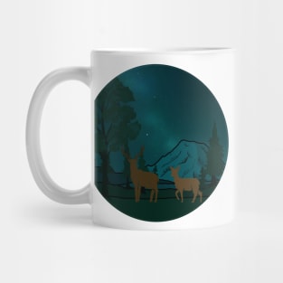 Mt Rainier Deer Mug